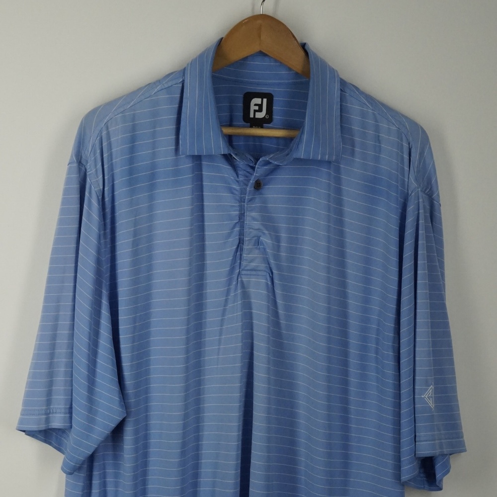 Footjoy Polo Shirt Size L Blue
